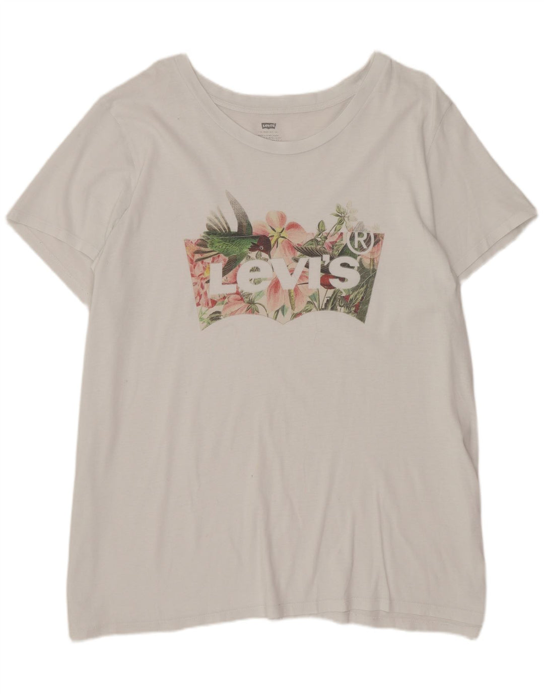 Levi's Mens Graphic T-Shirt Top 2XL White