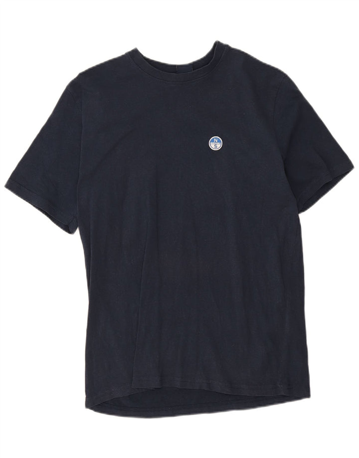 North Sails Mens T-Shirt Top Small Navy Blue Cotton