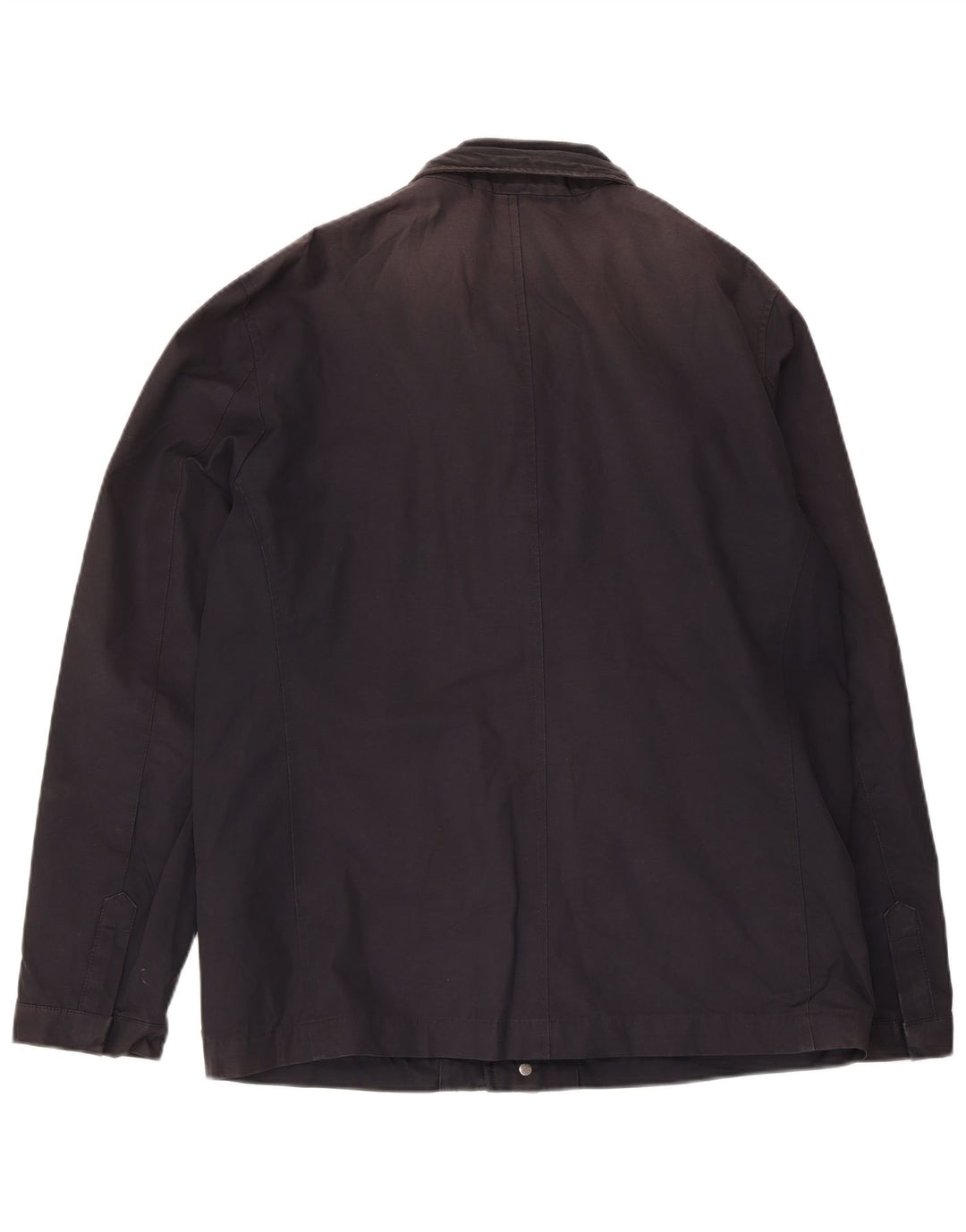 Marks & Spencer Mens Autograph Utility Jacket UK 40 Large Navy Blue Cotton