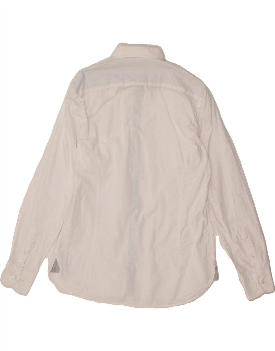 MASSIMO DUTTI Mens Shirt Large White Vintage Massimo Dutti and Second-Hand Massimo Dutti from Messina Hembry 