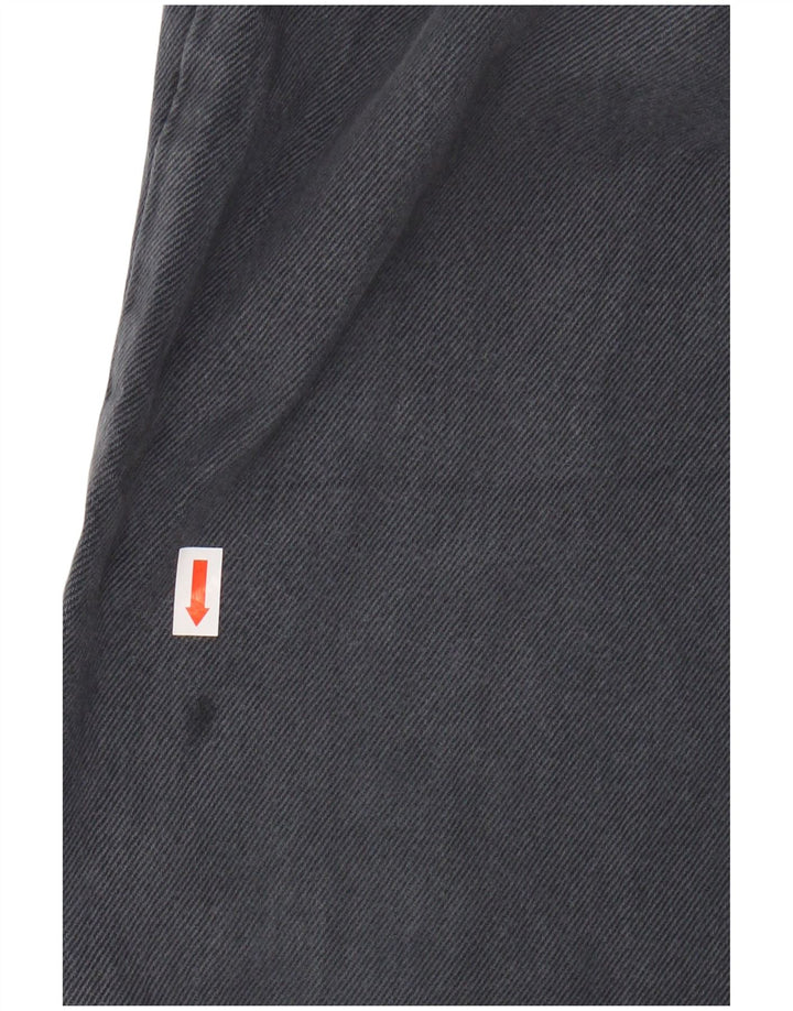 ZARA Womens High Rise Straight Jeans EU 34 2XS W24 L26 Navy Blue