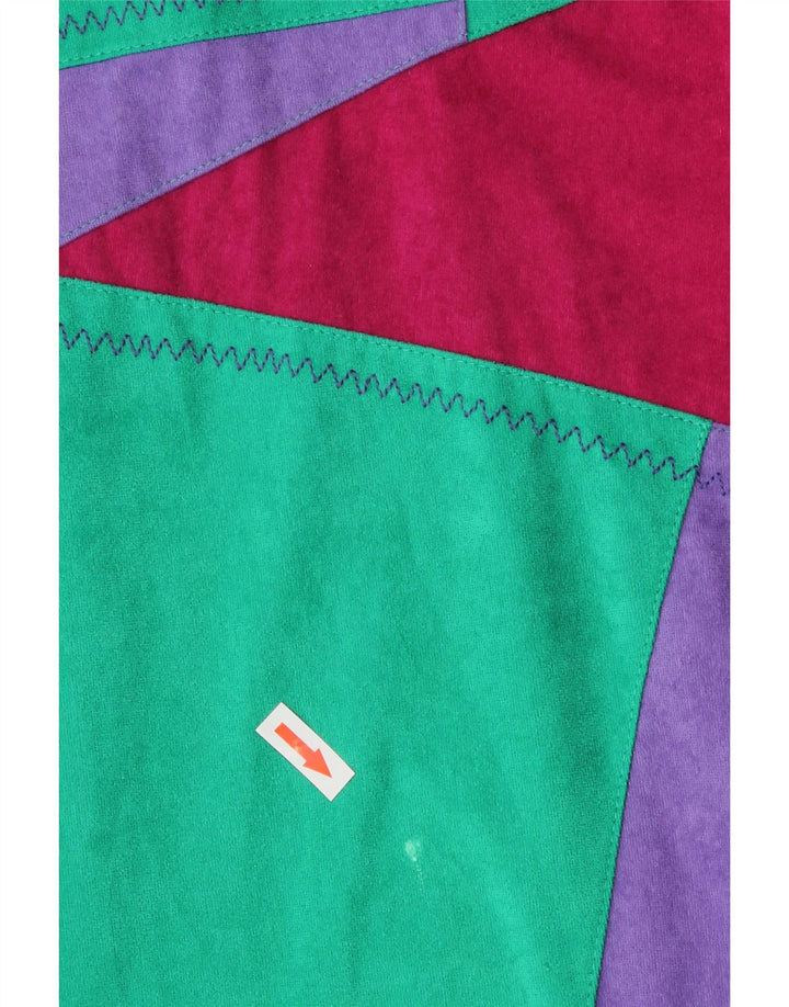 Lotto Womens Tracksuit Top Jacket XL Multicoloured Colourblock Retro