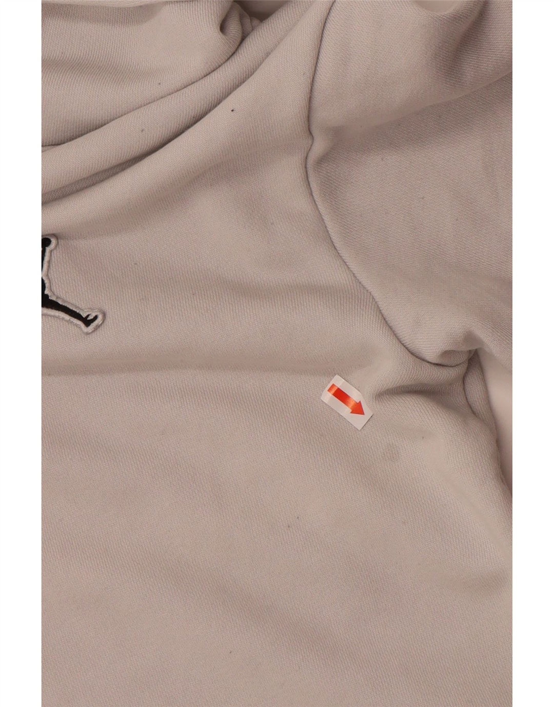 JORDAN Boys Hoodie Jumper 12-13 Years Large  Grey Cotton