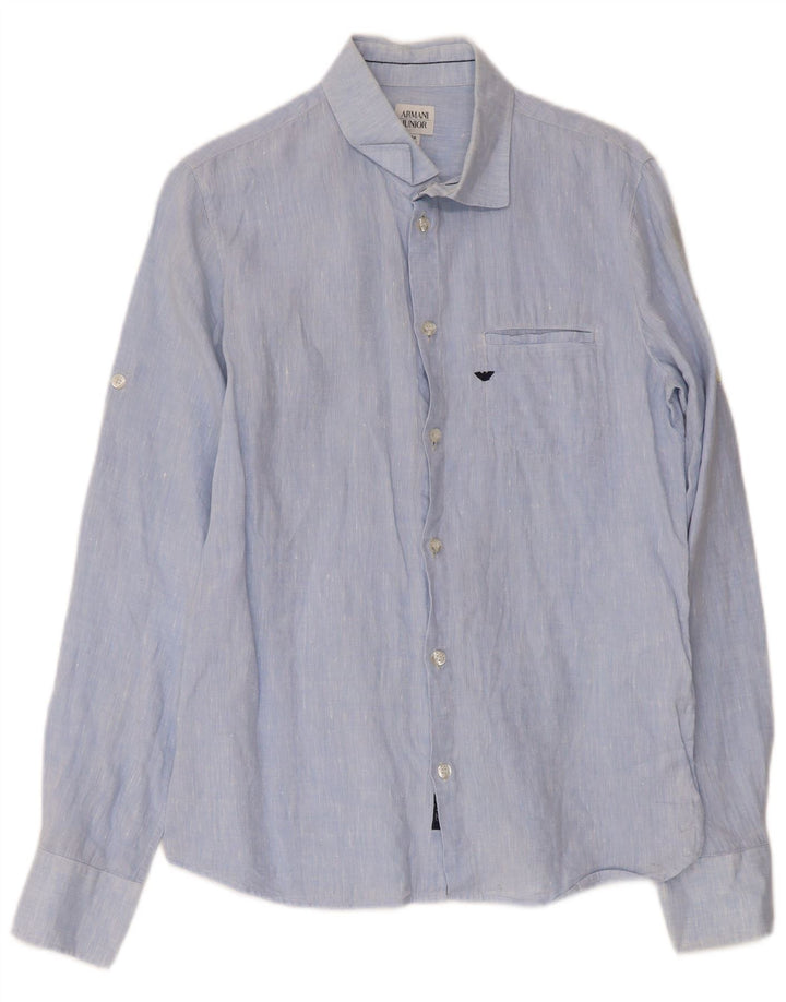 Armani Boys Shirt 14-15 Years Blue