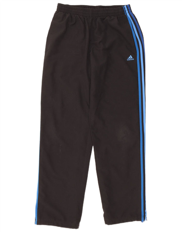 Adidas Mens Climalite Tracksuit Trousers Medium Black Polyester