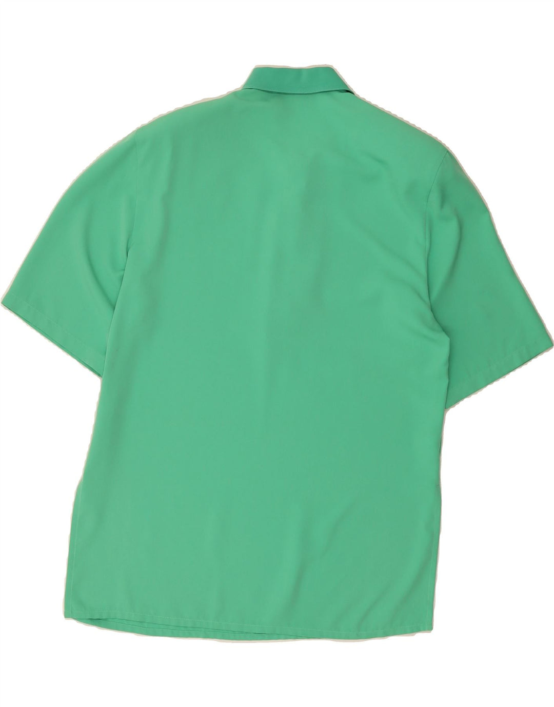 VINTAGE Womens Polo Shirt UK 12 Medium  Green Polyamide Vintage Vintage and Second-Hand Vintage from Messina Hembry 