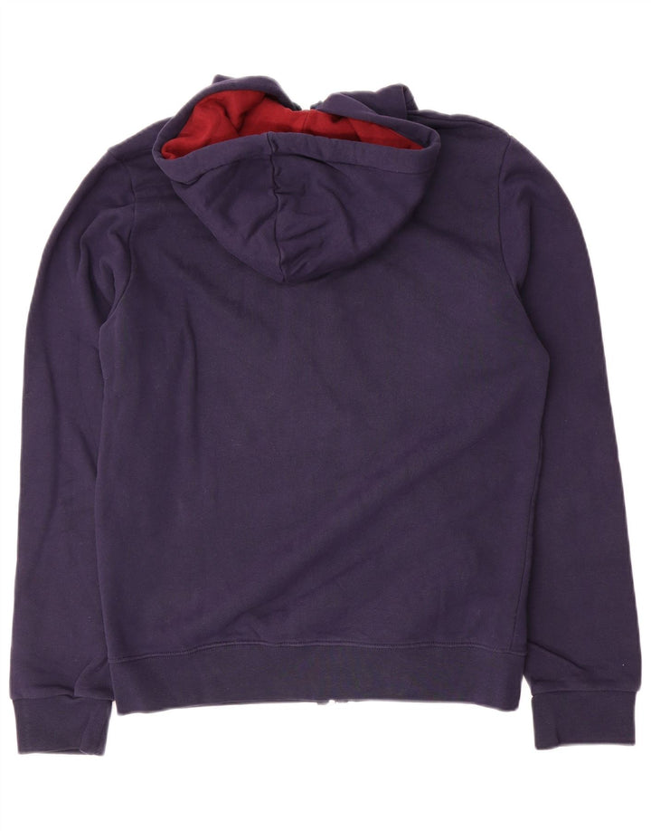 Starter Mens Zip Hoodie Sweater Medium Navy Blue Cotton
