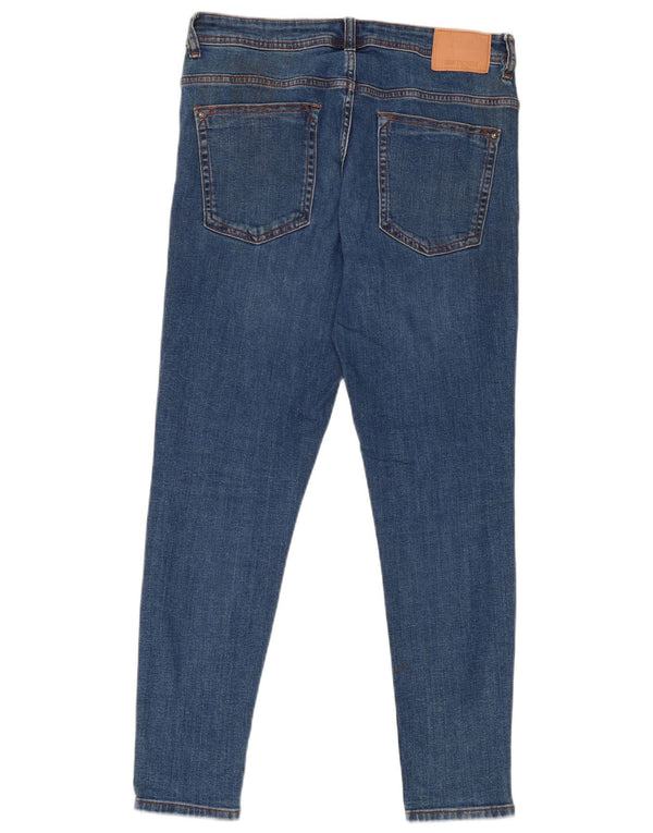 Zara Womens Skinny Jeans EU 42 Large W32 L27 Blue Cotton
