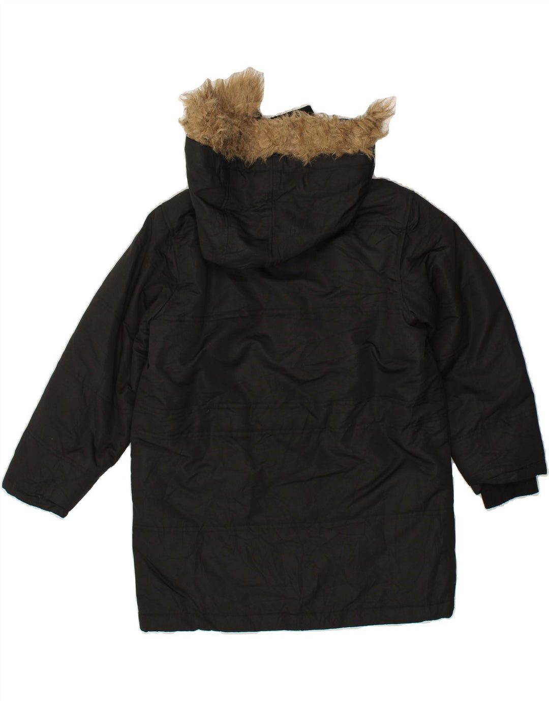 TIMBERLAND Womens Hooded Windbreaker Jacket UK 10 Small Black Vintage Timberland and Second-Hand Timberland from Messina Hembry 