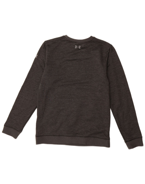 UNDER ARMOUR Boys Cold Gear Sweatshirt Jumper 13-14 Years XL  Grey