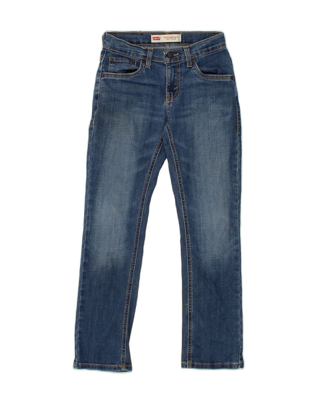 LEVI'S Boys 511 Slim Jeans 9-10 Years W25 L26 Blue Vintage Levi's and Second-Hand Levi's from Messina Hembry 