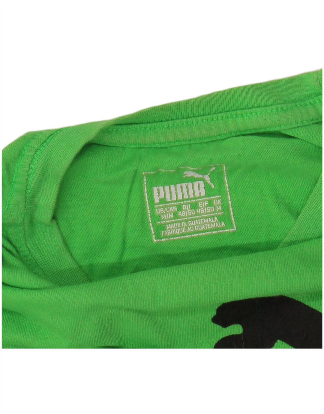 Puma Mens Graphic T-Shirt Top Medium Green