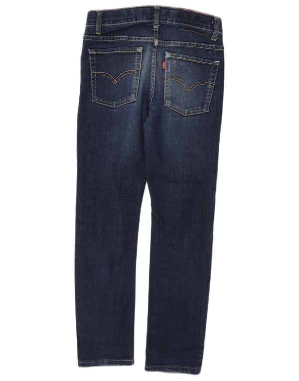 Levi's Boys 510 Skinny Jeans 9-10 Years W26 L24 Navy Blue Cotton