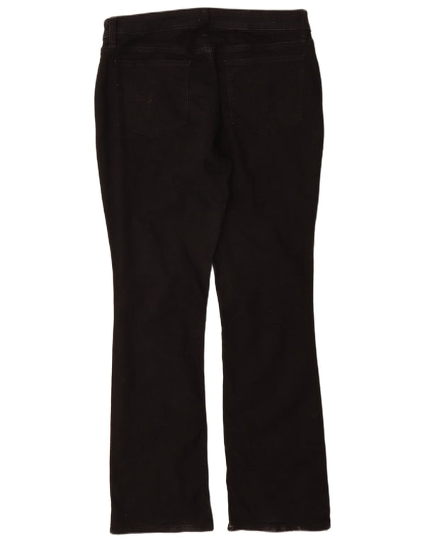 Lee Womens Mid Rise Bootcut Jeans US 16 2XL W36 L32 Black Cotton