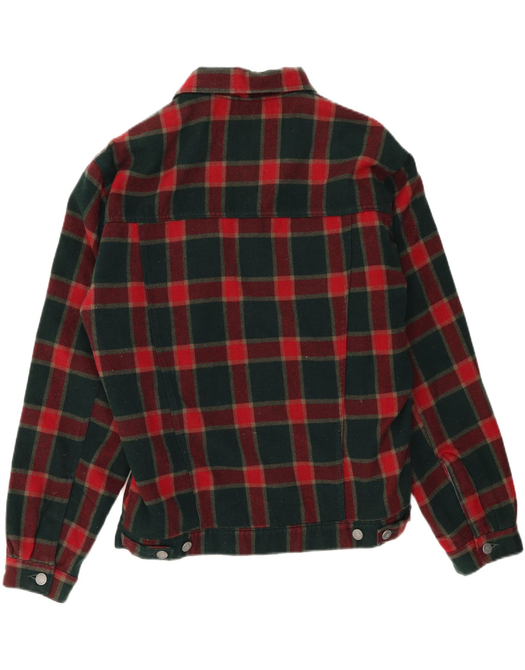 WHITE STUFF Mens Bomber Jacket UK 38 Medium Red Check Polyester