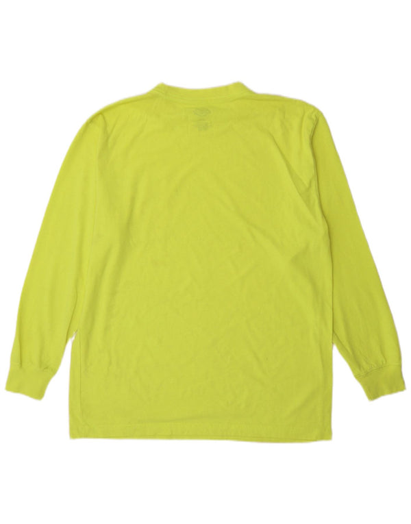 Dickies Mens Top Long Sleeve Medium Green Polyester