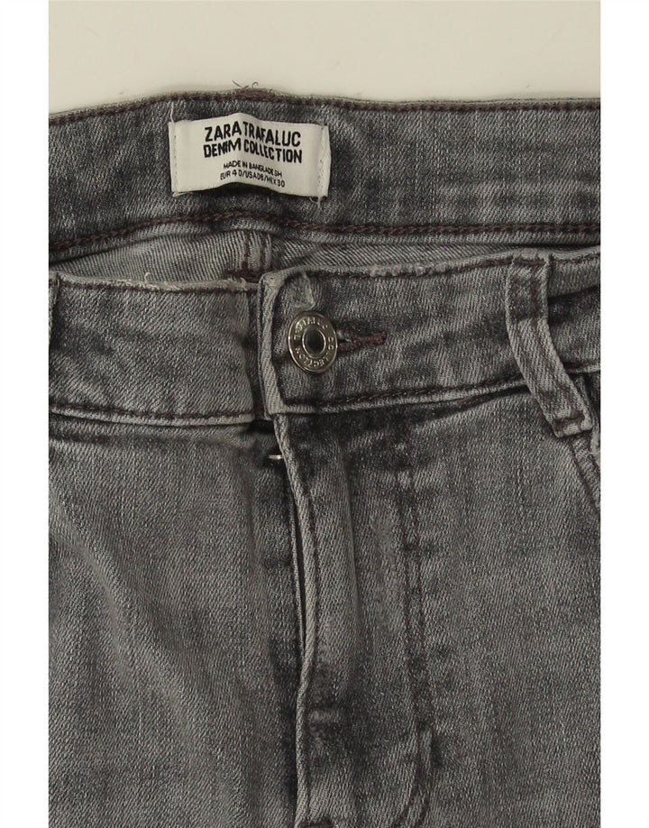 ZARA Womens Skinny Jeans EU 40 Medium W30 L26 Grey Cotton