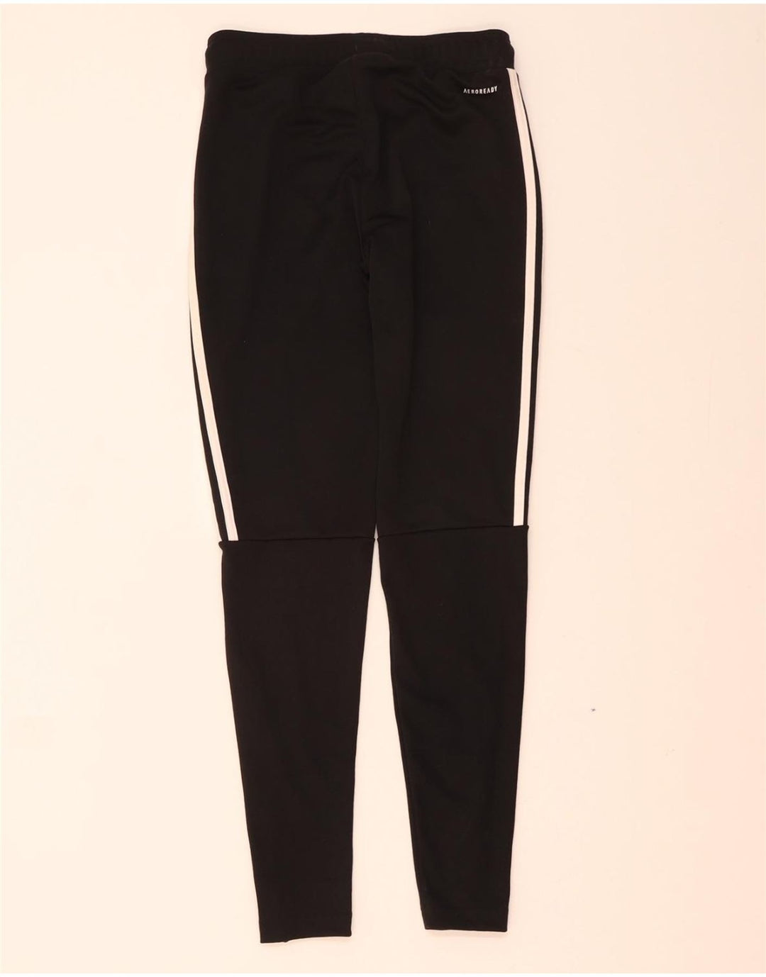 ADIDAS Womens Aeroready Tracksuit Trousers UK 4/6 XS Black Polyester