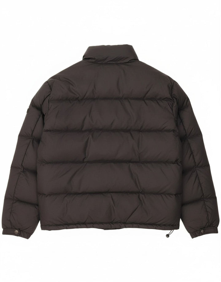 GAS Mens Padded Jacket UK 42 XL Black Nylon