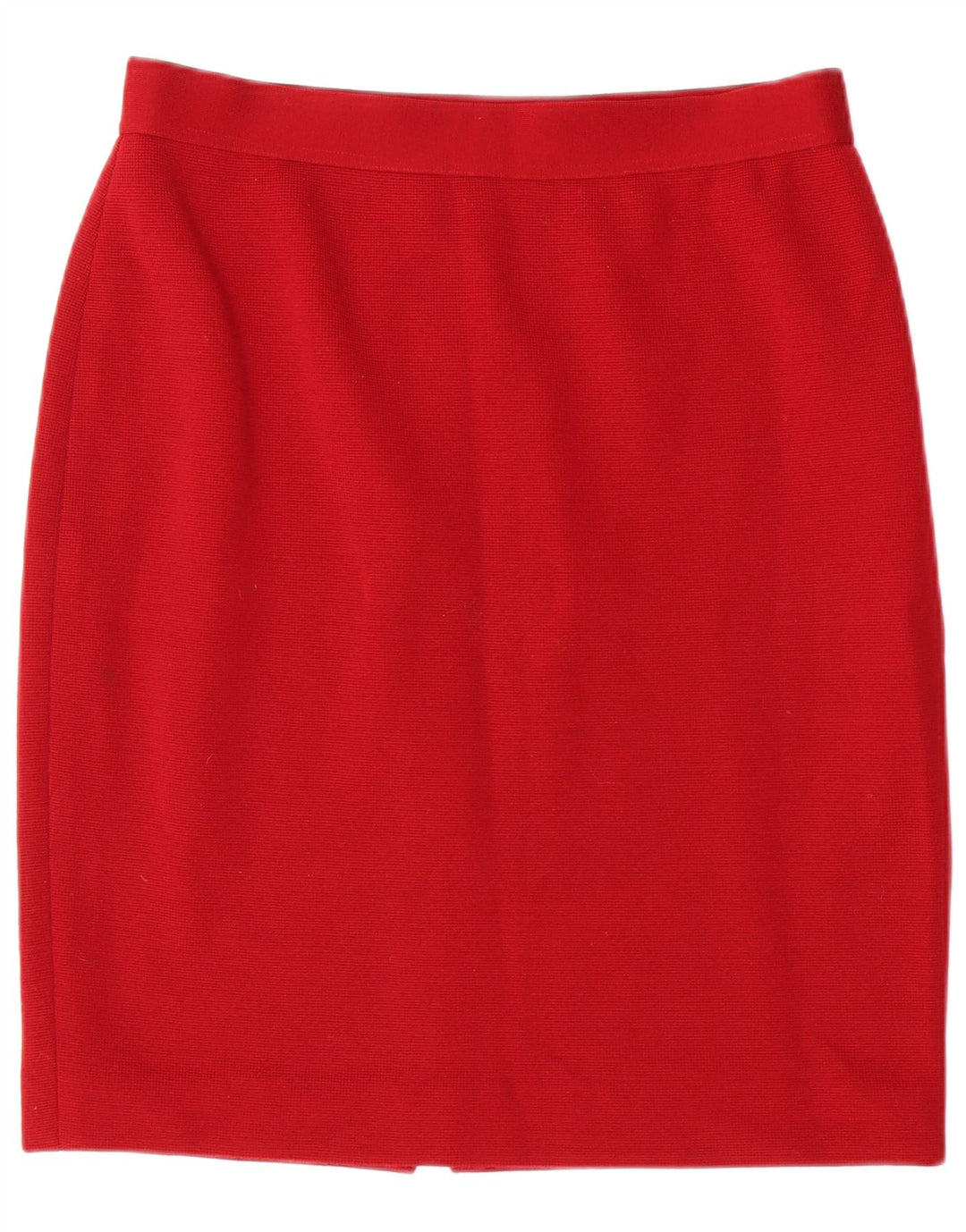 Vintage Womens Pencil Skirt W32 Large Red Wool