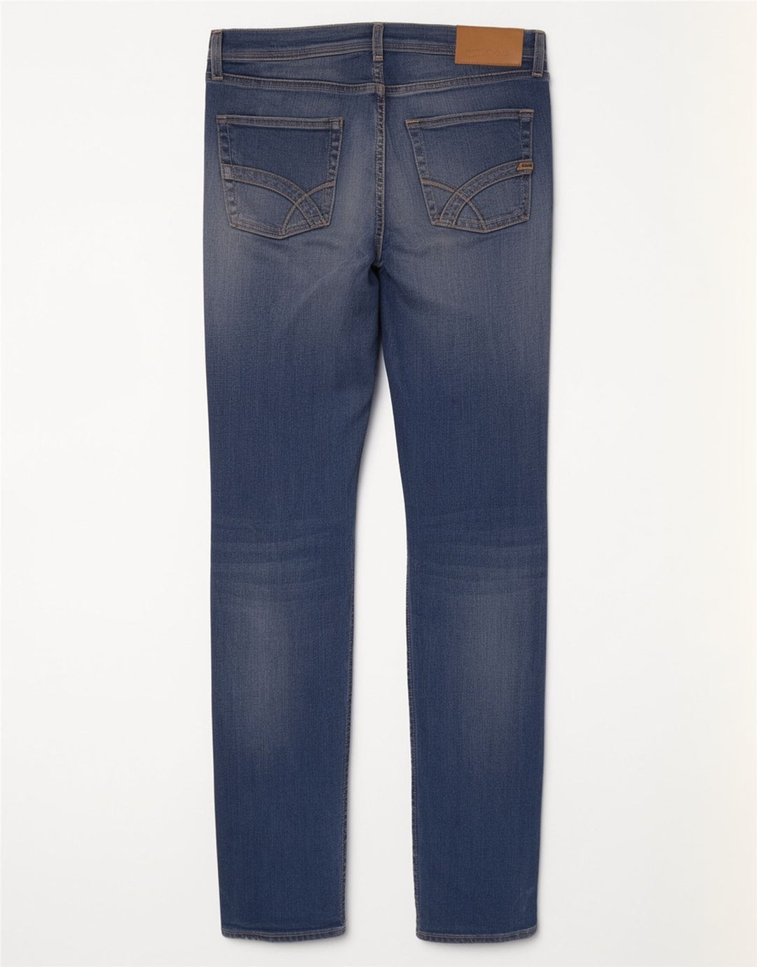 Gas Mens Slim Jeans W34 L34 Blue Cotton