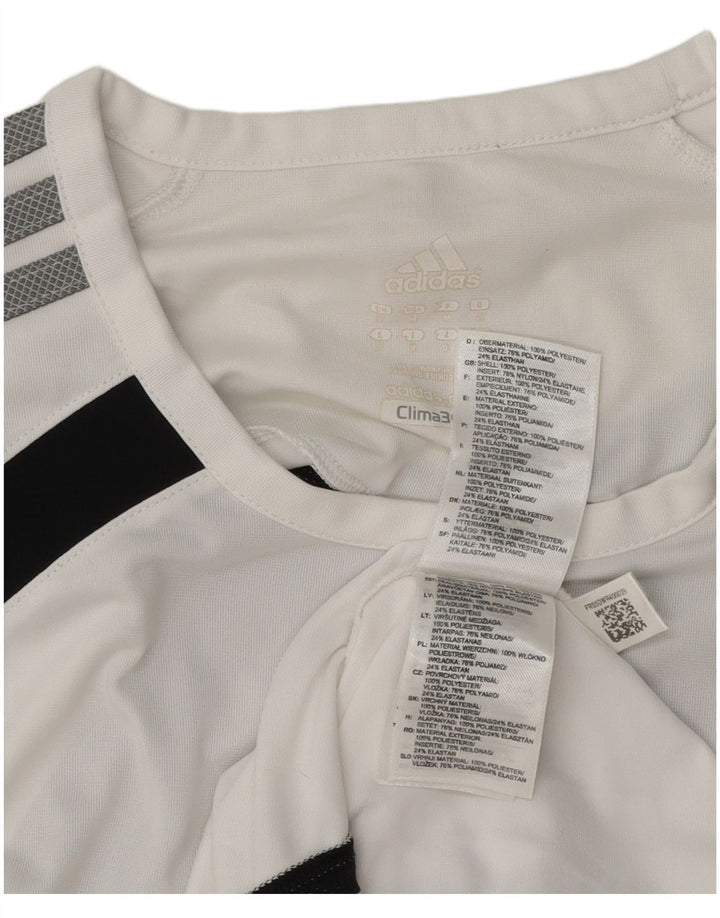 Adidas Mens Clima 365 Vest Top Medium White Colourblock Polyester