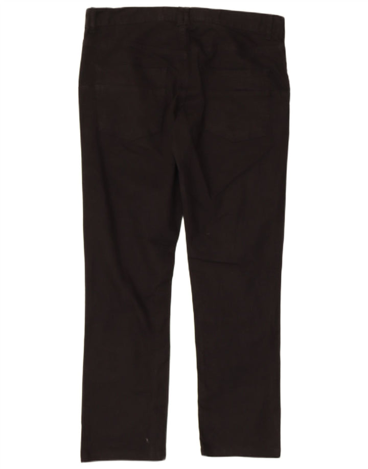 RICHMOND Womens Straight Jeans W34 L30 Black Cotton