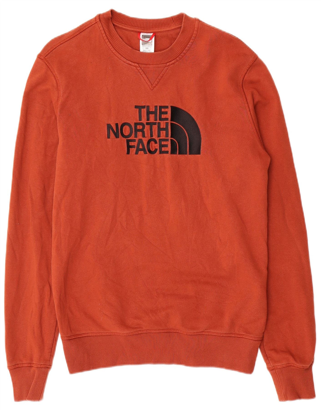 THE NORTH FACE Mens Graphic Sweatshirt Jumper Medium Orange