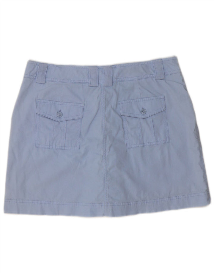 DOCKERS Womens Mini Skirt US 6 Medium W34  Blue Cotton