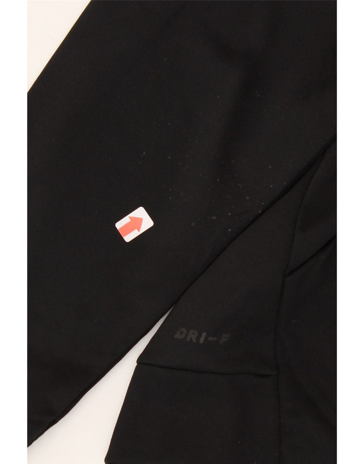 NIKE Mens Dri Fit Graphic Hoodie Jumper Small Black Polyester Vintage Nike and Second-Hand Nike from Messina Hembry 