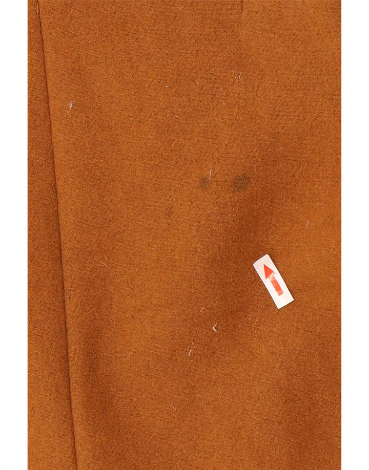Zara Womens Trafaluc Overcoat UK 10 Small Brown Wool