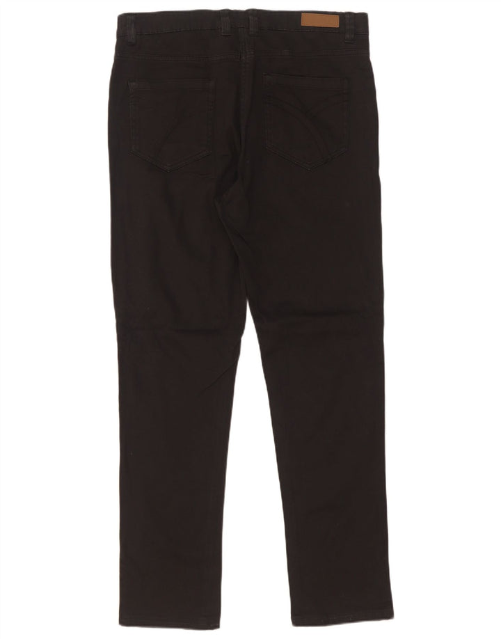 Dack's Womens Slim Jeans W32 L29 Black Cotton