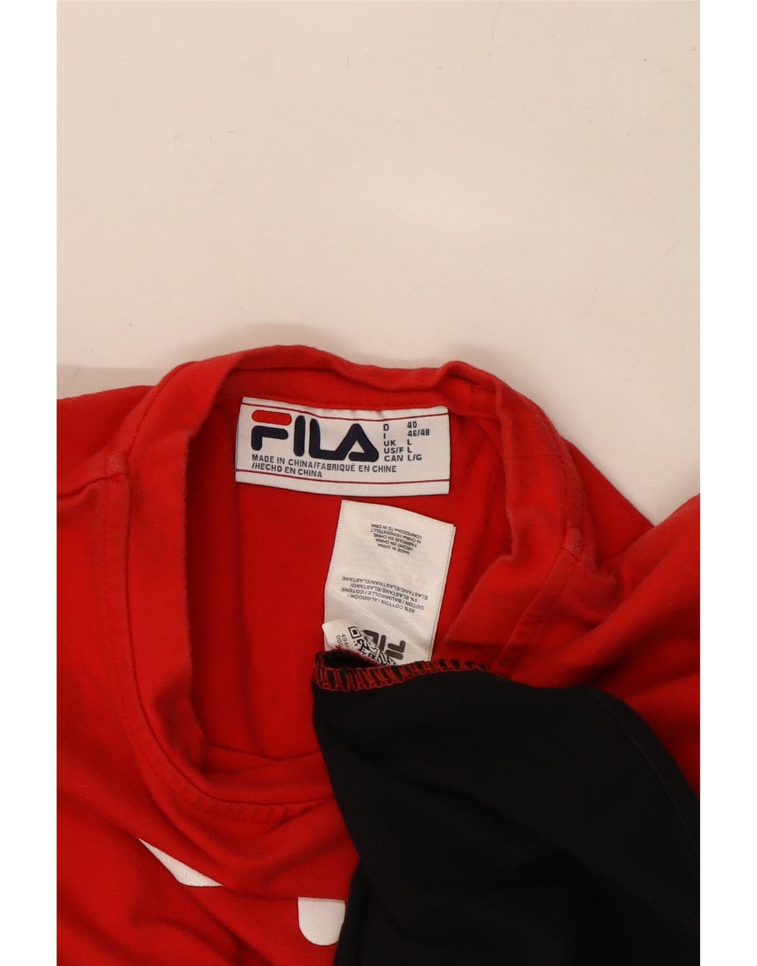 FILA Womens Graphic Bodysuit UK 14 Large Multicoloured Colourblock