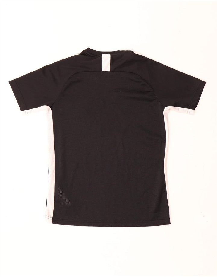 Nike Boys Dri Fit T-Shirt Top 12-13 Years Large Black Polyester