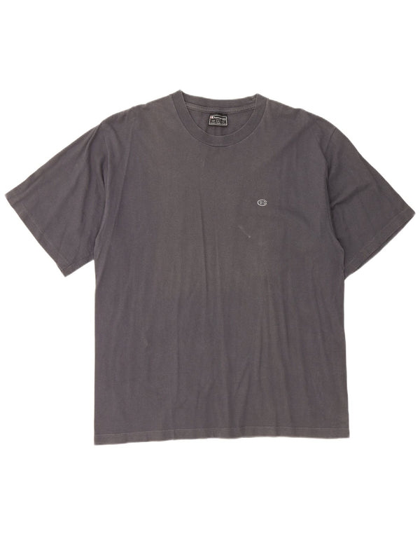 CHAMPION Mens T-Shirt Top Large Grey