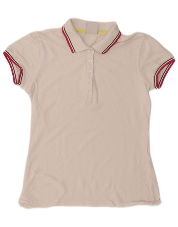 Diadora Womens Polo Shirt UK 10 Small White