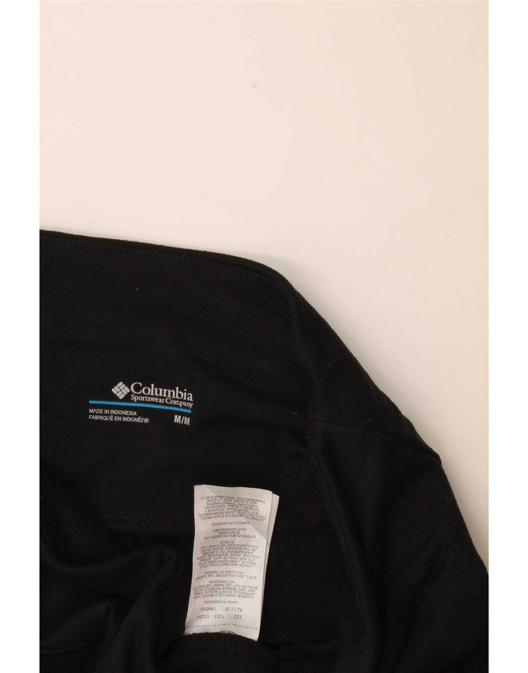 Columbia Womens Leggings UK 12 Medium Black Polyester