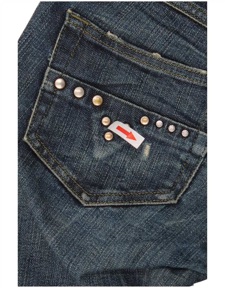 DIESEL Womens Slim Jeans W28 L32 Navy Blue Cotton