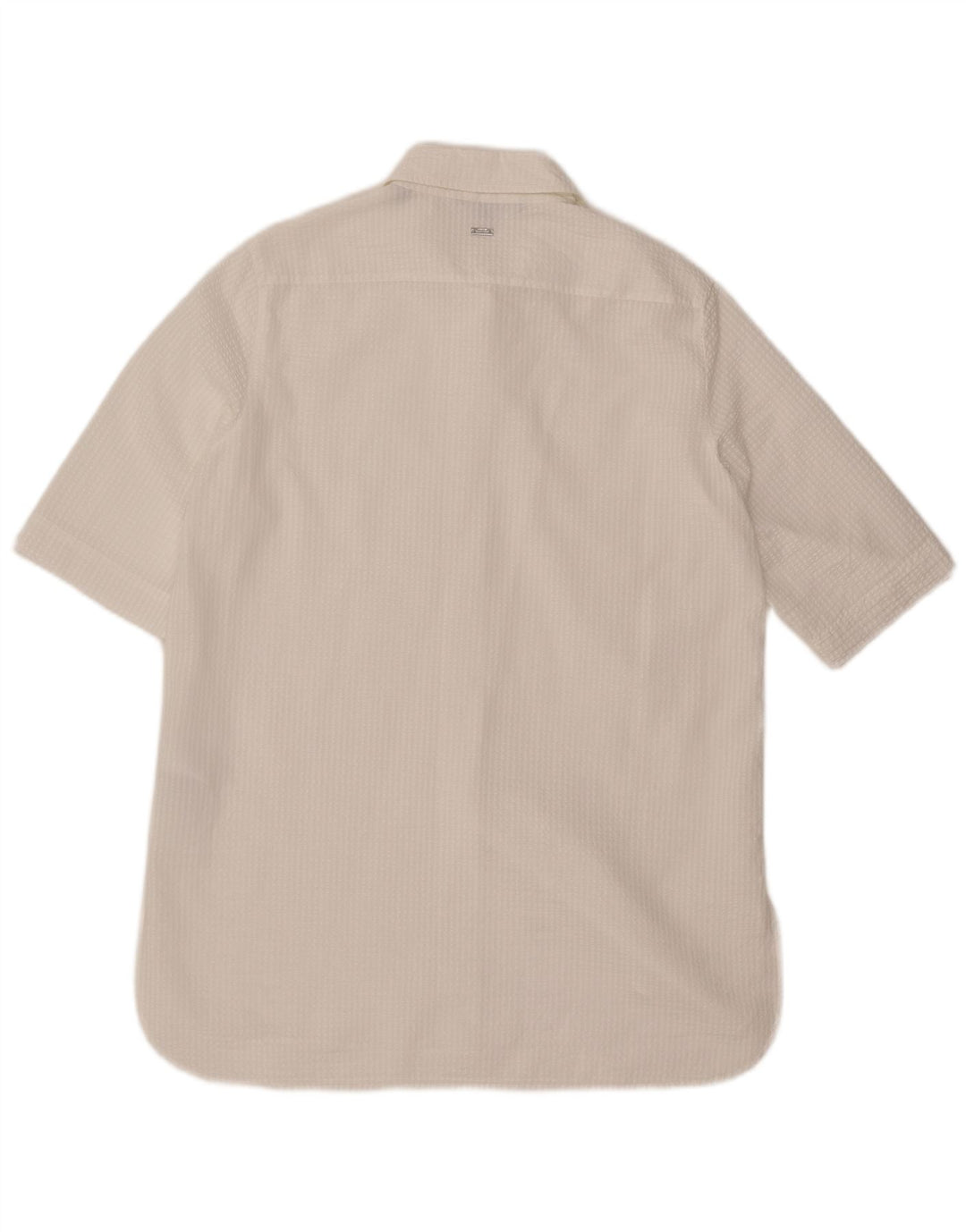 ARMANI EXCHANGE Womens Shirt Dress UK 14 Medium White Pinstripe