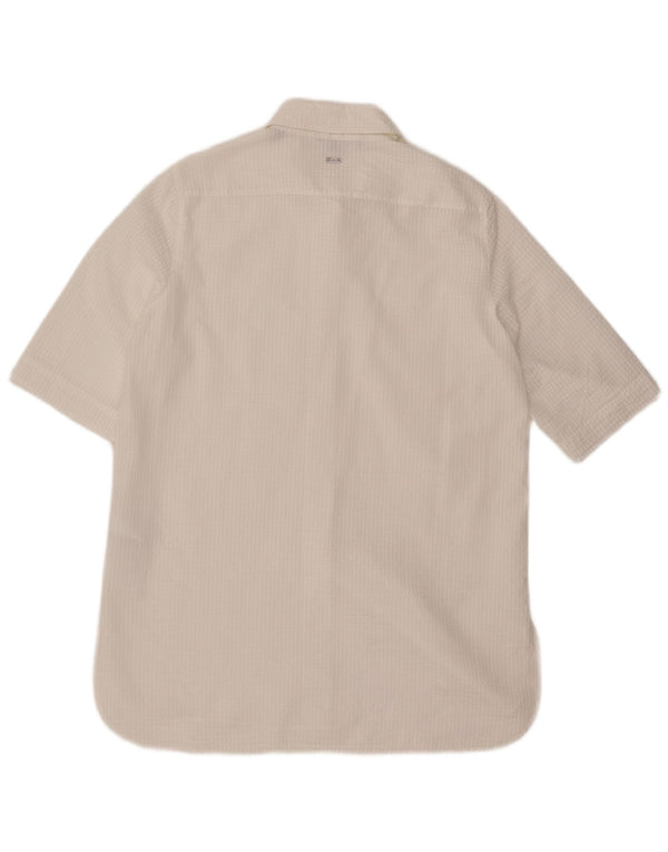 ARMANI EXCHANGE Womens Shirt Dress UK 14 Medium White Pinstripe