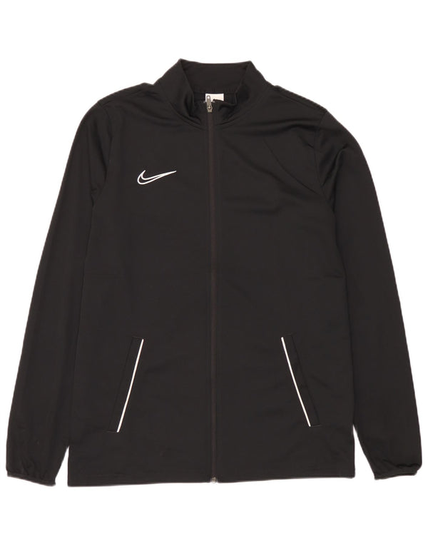 Nike Mens Tracksuit Top Jacket Large Black Polyester