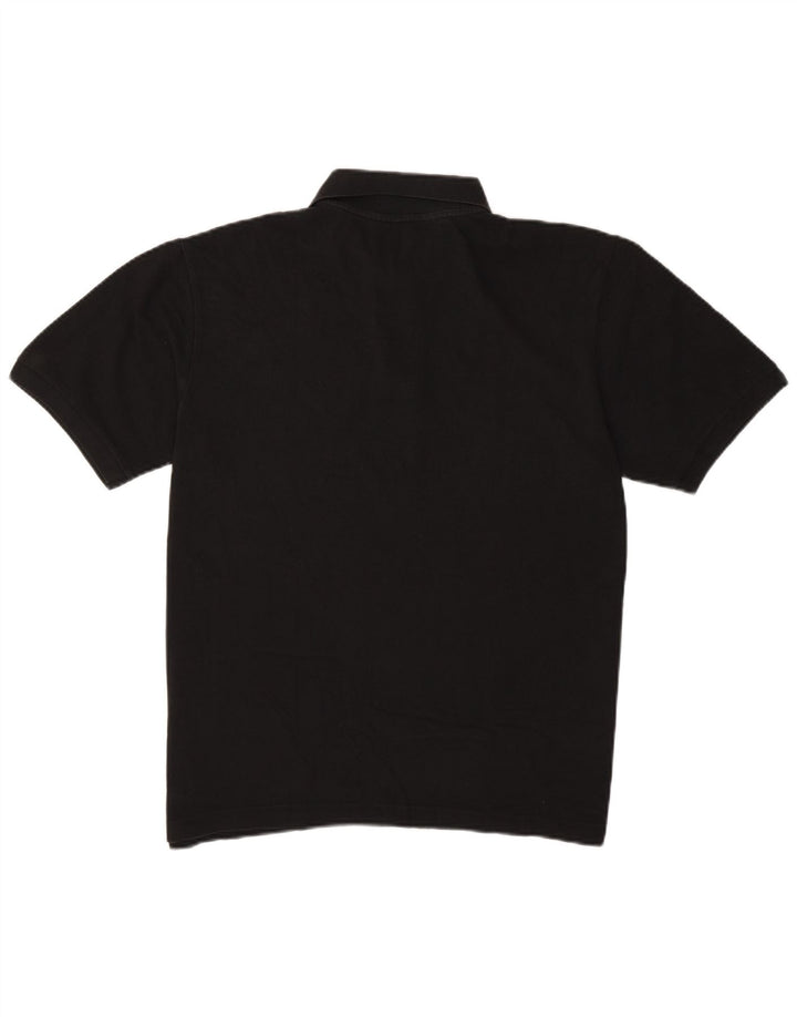 Kappa Mens Polo Shirt Large Black Cotton