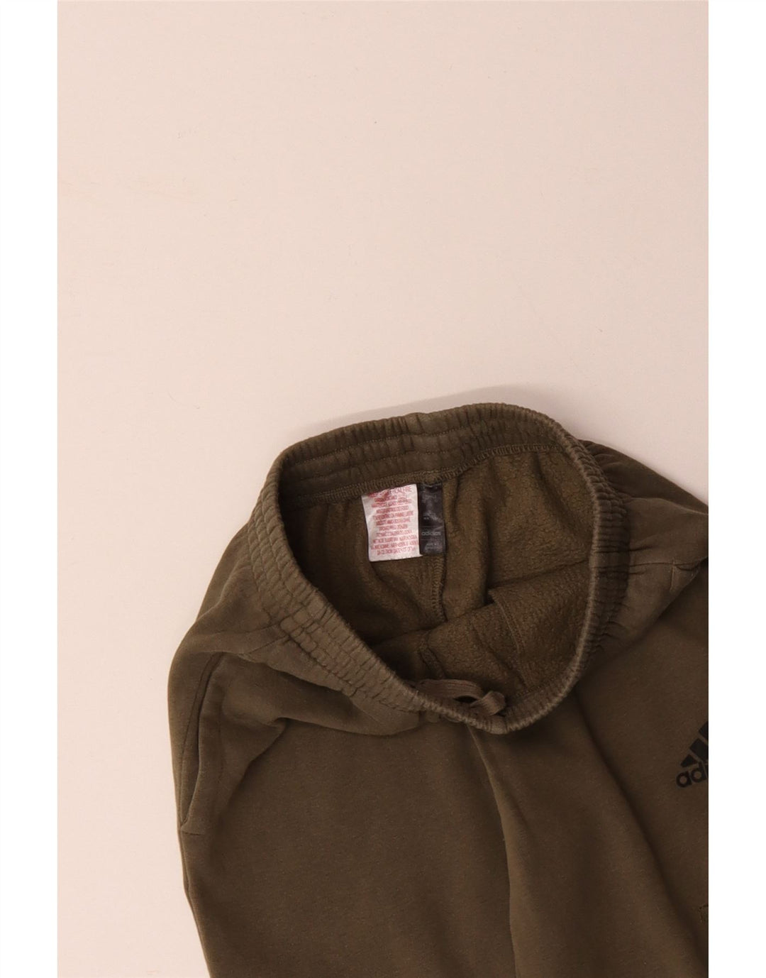 ADIDAS Boys Cargo Tracksuit Trousers Joggers 11-12 Years  Khaki Cotton