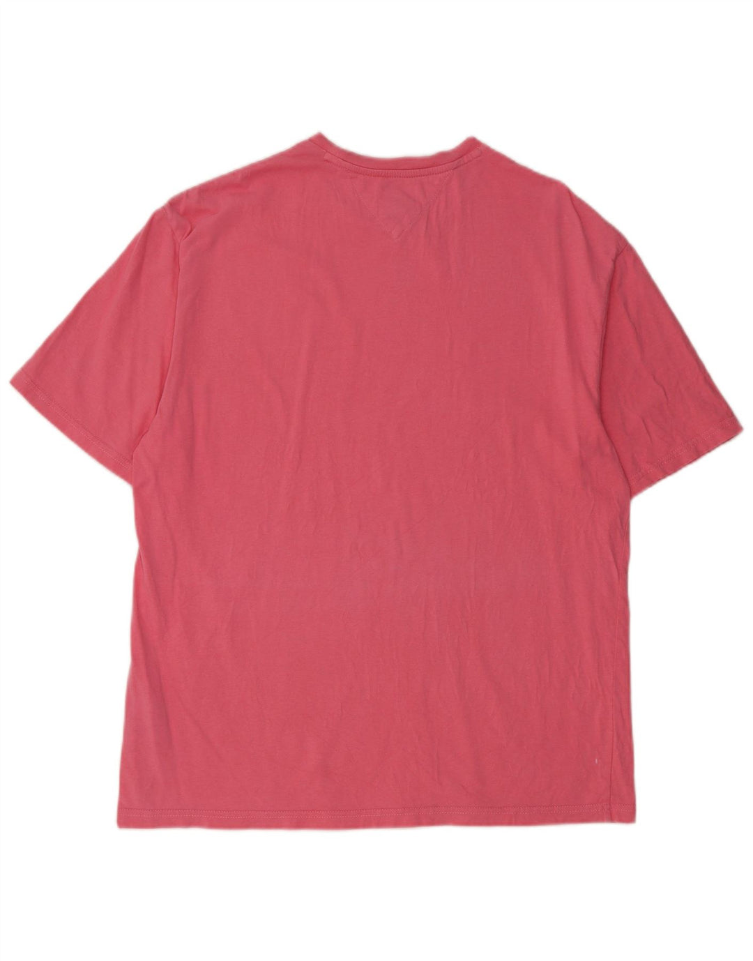 TOMMY HILFIGER Mens T-Shirt Top Small Pink Cotton
