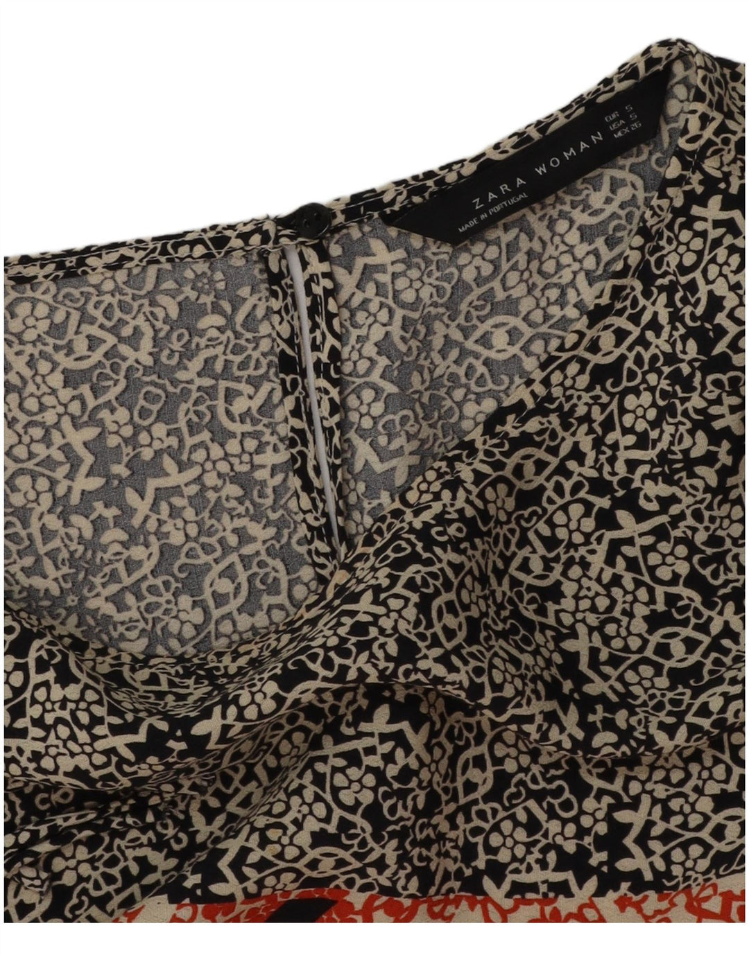 ZARA Womens Oversized Sheath Dress UK 10 Small Multicoloured