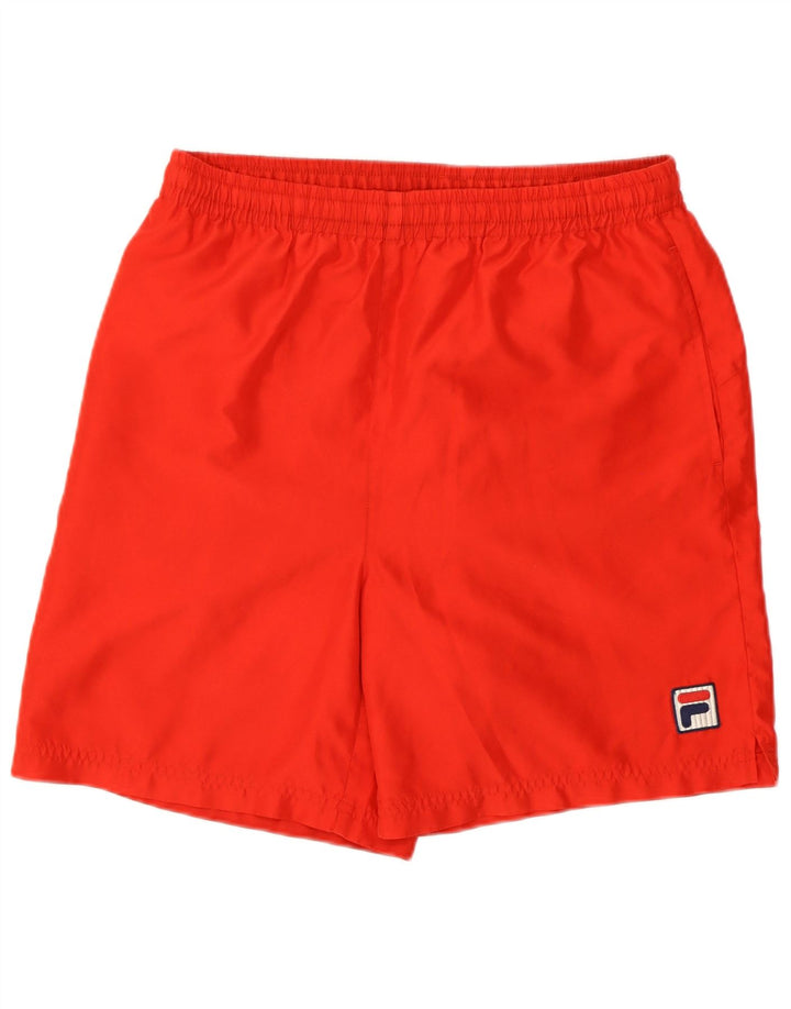 Fila Mens Swimming Shorts Medium  Red
