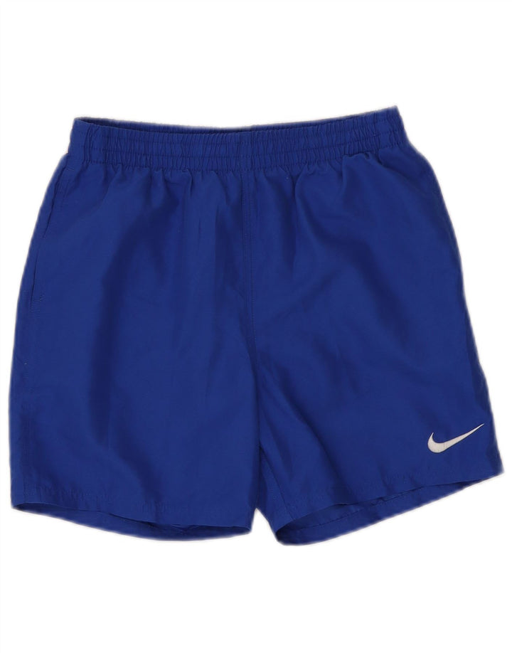NIKE Boys Sport Shorts 13-14 Years XL  Blue Polyester