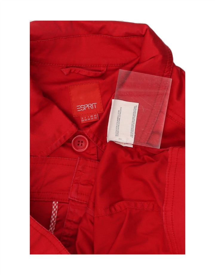 ESPRIT Womens Crop Utility Jacket UK 20 2XL Red Cotton Vintage Esprit and Second-Hand Esprit from Messina Hembry 