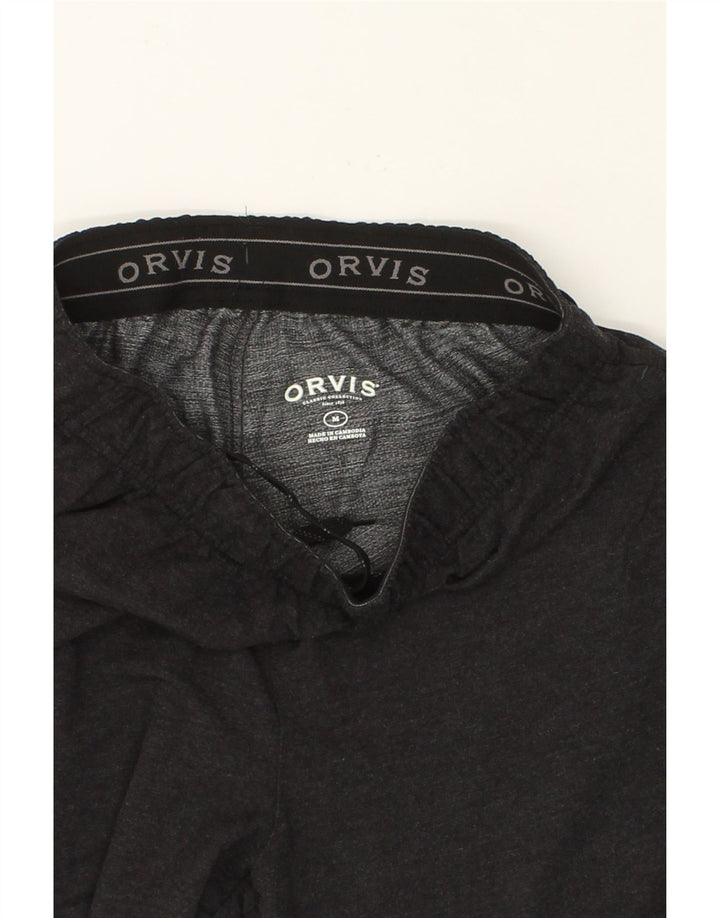 ORVIS Mens Tracksuit Trousers Medium Grey Flecked Polyester Vintage Orvis and Second-Hand Orvis from Messina Hembry 