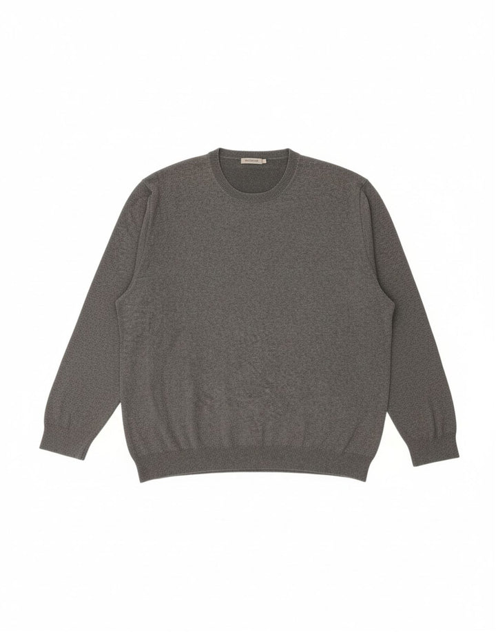 FRENCH CONNECTION Mens Crew Neck Jumper Sweater 2XL Grey Cotton